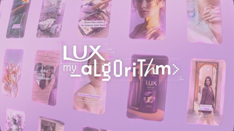 LUX transforma sus anuncios en «limpiadores de algoritmos» para influenciar y renovar el feed digital