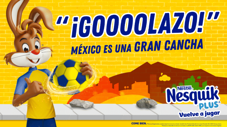 En temporada de la máxima fiesta de futbol, Nesquik celebra que México es una gran cancha para la diversión en familia