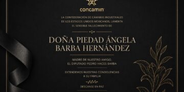 Descanse en paz doña Piedad Barba Hernández, pilar entrañable en la vida de Pedro Haces