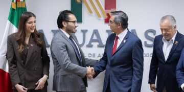 Impulsa gobernador de Tamaulipas agenda aduanera estratégica con nuevo titular de la ANAM
