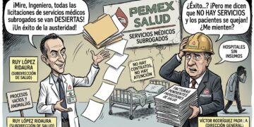 LE MIENTE RUY LÓPEZ RIDAURA A VÍCTOR RODRÍGUEZ PADILLA Y A PEMEX; “DESIERTAS” TODAS LAS LICITACIONES PARA SERVICIOS MÉDICOS SUBROGADOS
