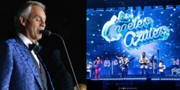 Los Ángeles Azules se unen al concierto de Andrea Bocelli en el Zócalo, patrocinado por Banco Plata
