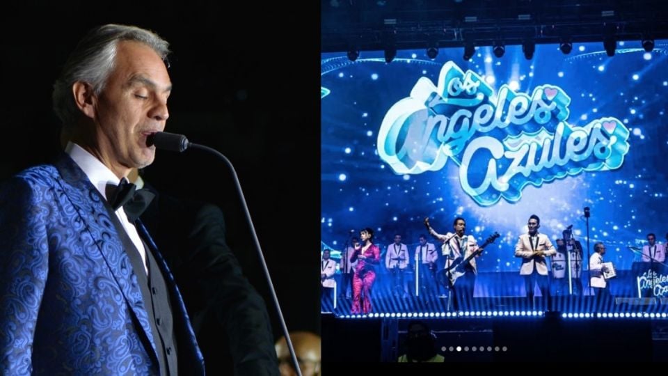 Los Ángeles Azules se unen al concierto de Andrea Bocelli en el Zócalo, patrocinado por Banco Plata