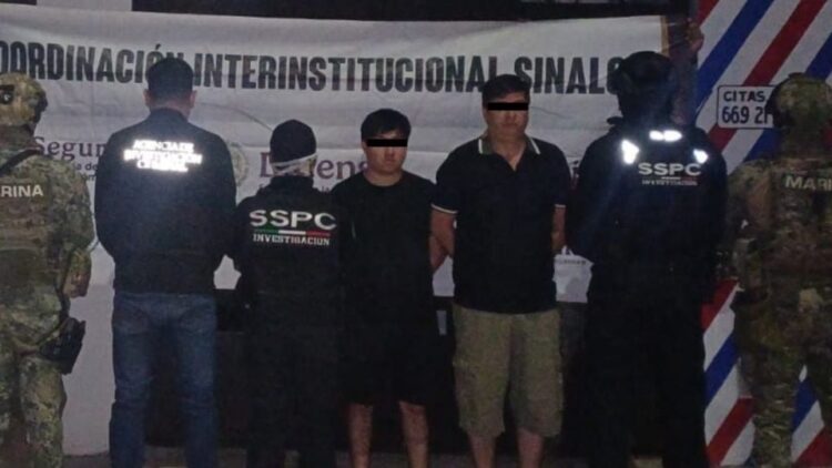 Capturan a dos miembros de «Los Chapitos» durante cateos a inmuebles en Mazatlán