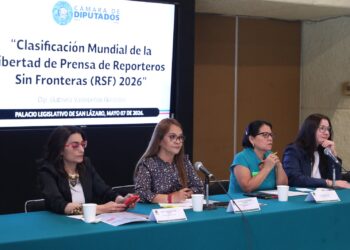 Presenta Gabriela Valdepeñas la Clasificación Mundial de la Libertad de Prensa de Reporteros Sin Fronteras 2026