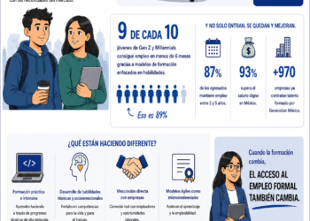 Generation México logra que 9 de cada 10 jóvenes de Gen Z y Millennials consiga empleo
