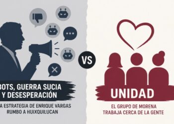 Bots, guerra sucia y desesperación. la estrategia de Enrique Vargas rumbo a Huixquilucan mientras el grupo de MORENA muestra unidad