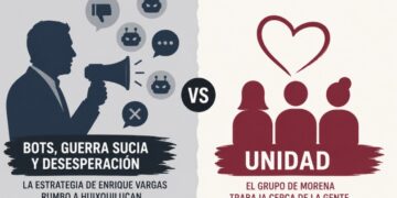 Bots, guerra sucia y desesperación. la estrategia de Enrique Vargas rumbo a Huixquilucan mientras el grupo de MORENA muestra unidad