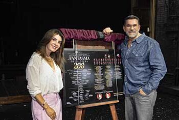 El Fantasma de la Ópera celebra 200 representaciones con Mayrín Villanueva y Eduardo Santamarina como padrinos de lujo