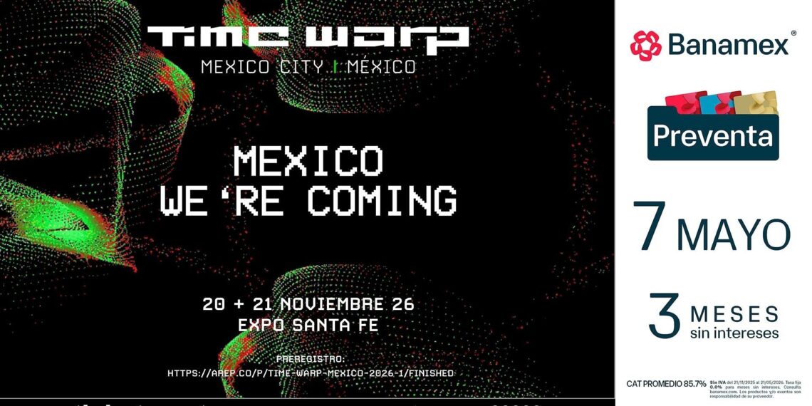Time Warp, uno de los festivales underground más importantes del mundo, llega a México por primera vez