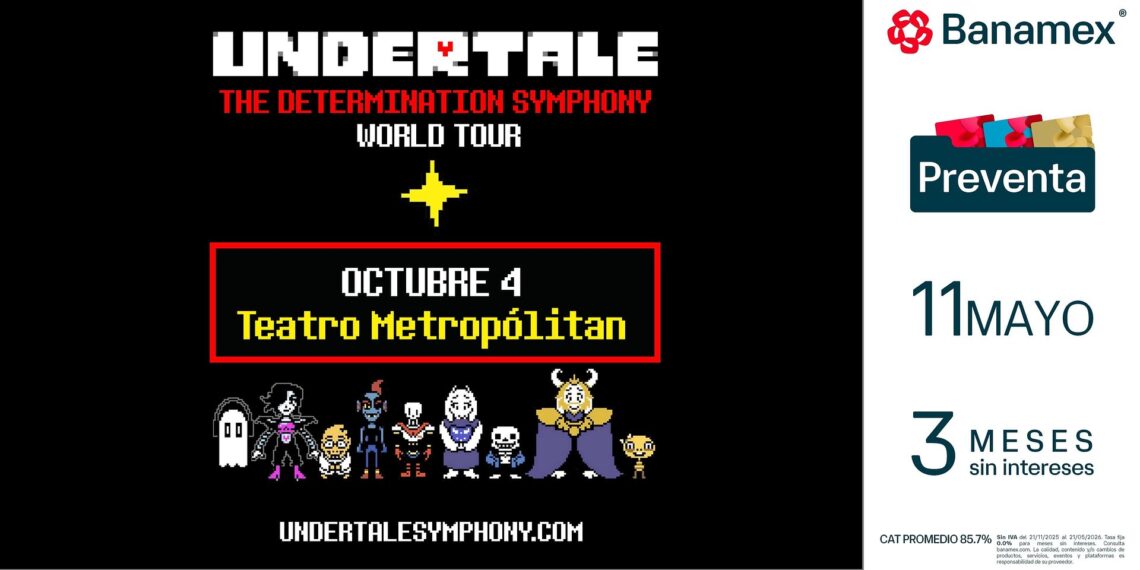¡Alerta Gamer! UNDERTALE llegará a México con una experiencia inmersiva