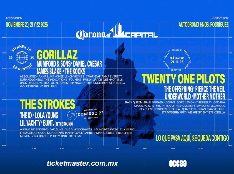 Corona Capital enciende su edición para este 2026 y revela el cartel con más de 65 bandas