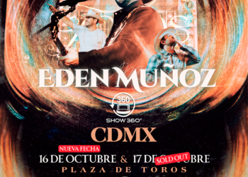 Edén Muñoz conquista la Plaza de Toros con sold out y anuncia una histórica segunda fecha