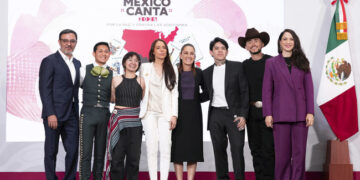 2026-05-10 13:35:00 -0600 Versión estenográfica. Pensión Mujeres Bienestar. Cajeme, Sonora 2026-05-09 22:08:00 -0600 Versión estenográfica. Modernización del canal principal de Navojoa, Sonora 2026-05-09 17:58:00 -0600 Versión estenográfica. Plan de Justicia para el Pueblo Yaqui. San Ignacio Río Muerto, Sonora 2026-05-08 15:52:00 -0600 Versión estenográfica. Plan de Justicia para el Pueblo Seri-Comca’ac. Hermosillo, Sonora 2026-05-08 07:57:00 -0600 Versión estenográfica. Conferencia de prensa de la presidenta Claudia Sheinbaum Pardo del 08 de mayo de 2026 Presidenta Claudia Sheinbaum presenta 2da edición de México Canta, dedicada a la música regional mexicana sin hacer apología a la violencia