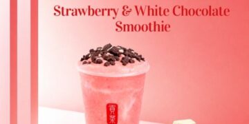 Strawberry & White Chocolate Smoothie, la nueva colaboración entre Gong cha y Ghirardelli