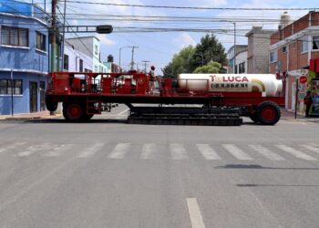 Rescata Ricardo Moreno calles y vialidades con el “Diablo Dragón”