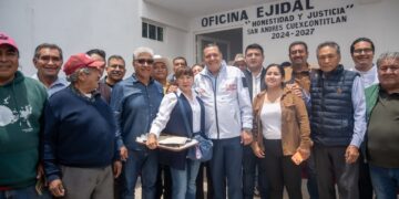 Inaugura Ricardo Moreno auditorio ejidal Emiliano Zapata para beneficio de habitantes en la zona norte