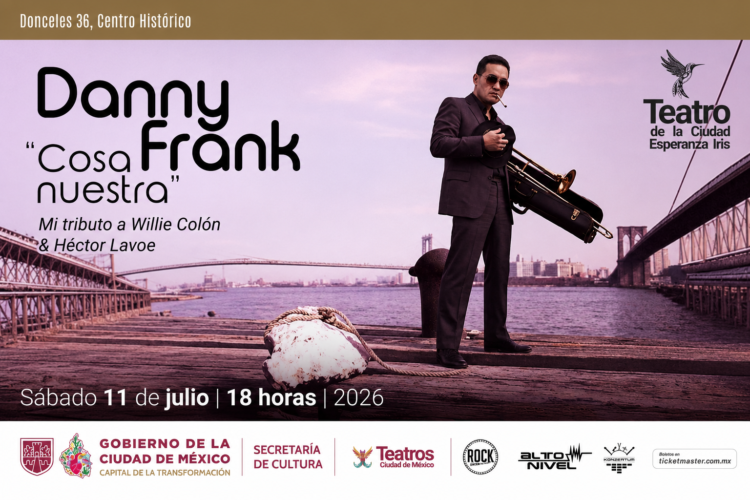Danny Frank rinde tributo a Willie Colón y Héctor Lavoe con «Cosa Nuestra» en el Teatro de la Ciudad