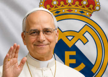 Papa León XIV revela que es aficionado del Real Madrid y el club responde en redes
