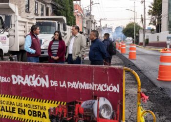Supervisa Ricardo Moreno avance del “Diablo Dragón” en Laguna de Siete Colores