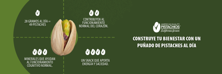 American Pistachio Growers destaca los beneficios nutricionales del pistache para el bienestar diario