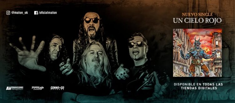 La banda argentina de metal Malón estrena en México “Un cielo rojo”, adelanto de su álbum Oscuro plan del poder