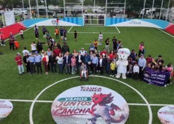 Devuelve Ricardo Moreno espacios deportivos dignos a familias de Sauces I y IV