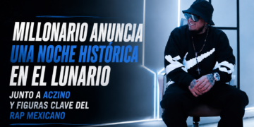 Millonario anuncia una noche histórica en el Lunario junto a Aczino y figuras clave del rap mexicano