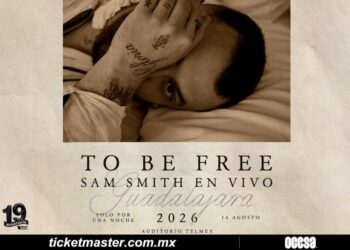 La magia de To Be Free de Sam Smith llegará a Guadalajara