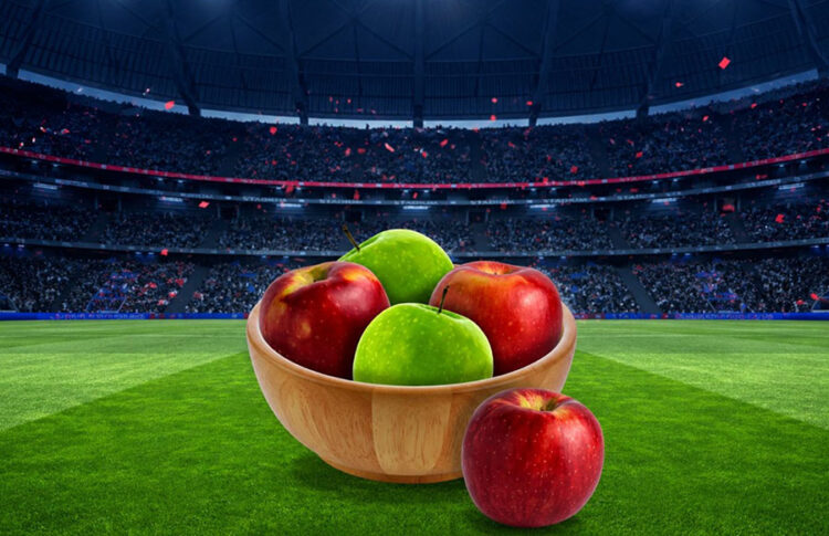 Manzanas: la alineación más fresca y saludable para disfrutar el fútbol