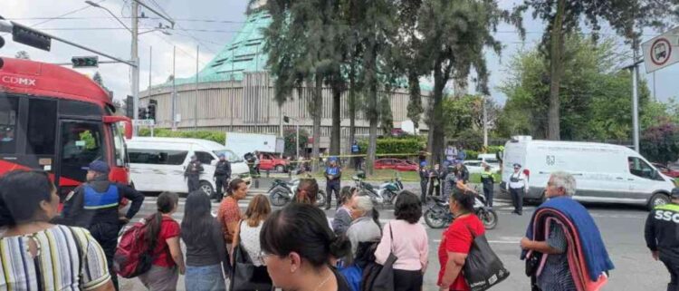 Muere mujer de la tercera edad tras ser atropellada frente a la Basílica de Guadalupe