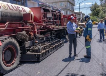 Con trabajo en equipo, Ricardo Moreno logra el programa de pavimentación más importante en la historia de Toluca