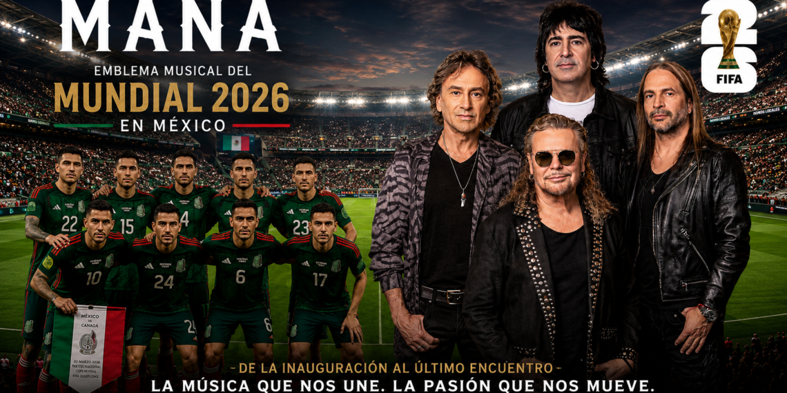 Maná hará historia: musicalizará la inauguración y el último partido del Mundial en la CDMX