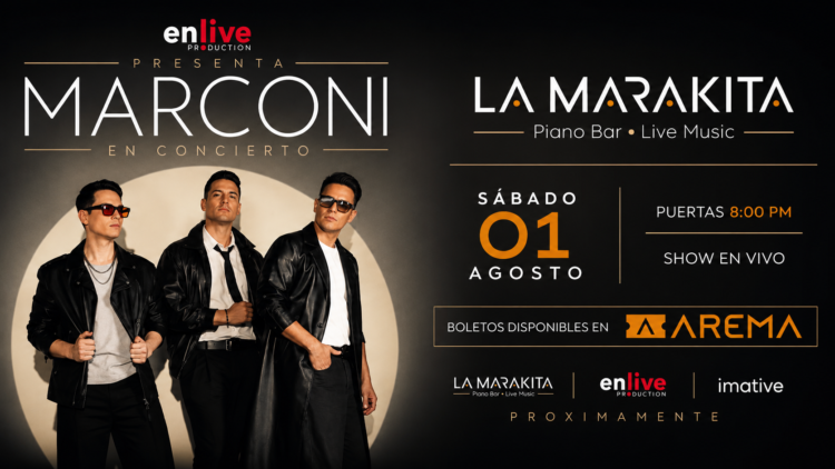 Marconi anuncia un exclusivo concierto íntimo en La Marakita.