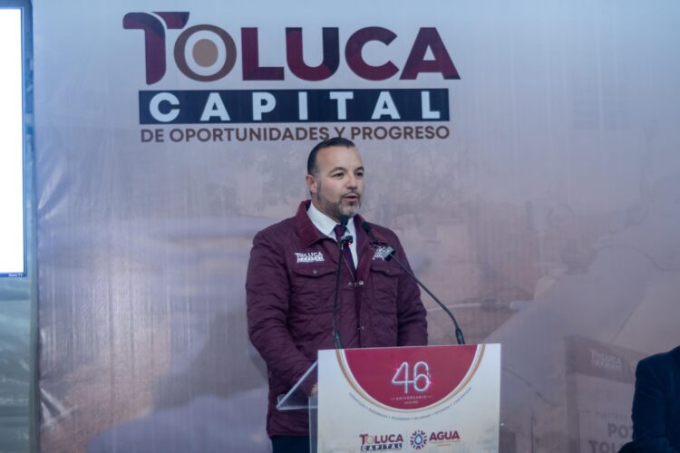 Reconoce Gobierno municipal 46 años de servicio del Organismo Agua y Saneamiento de Toluca