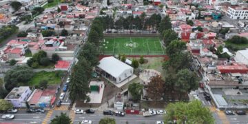Entrega Ricardo Moreno rehabilitación integral del Parque Laura Méndez de Cuenca