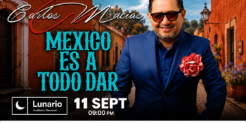 Carlos Macías celebra a México con un concierto irrepetible en el Lunario del Auditorio Nacional