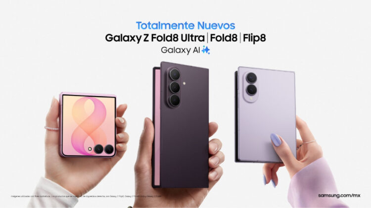 Samsung Galaxy Z Fold8 Ultra, Fold8 y Flip8: plegables, perfectos para cada estilo de vida