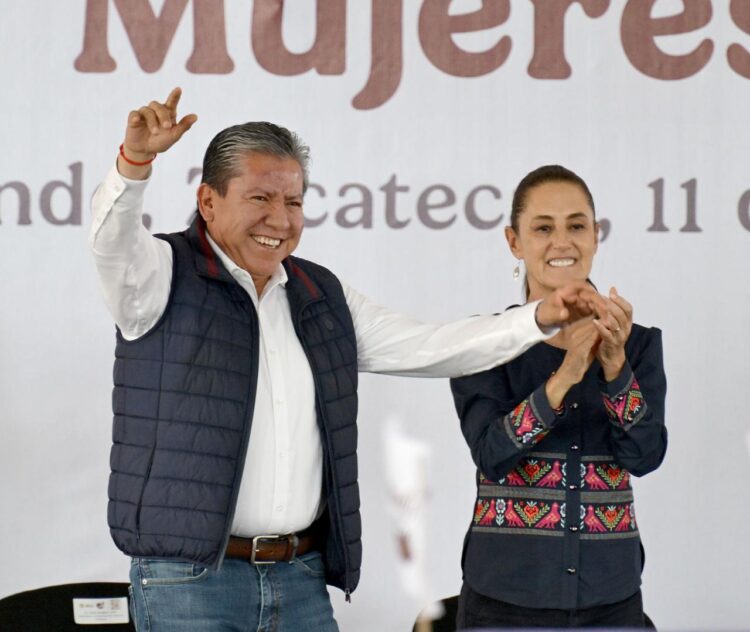 Sheinbaum reconoce a David Monreal y refrenda compromiso con el bienestar y la soberanía en Zacatecas