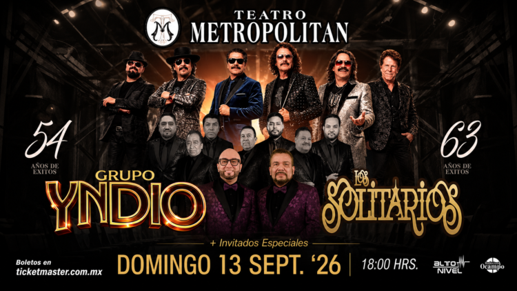 Grupo Yndio y Los Solitarios celebran más de medio siglo de historia musical en el Teatro Metropólitan