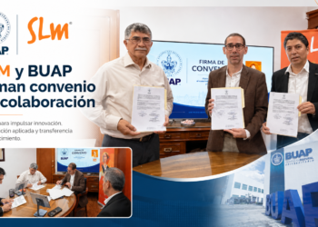SLM y BUAP firman convenio para impulsar la innovación tecnológica y la investigación aplicada