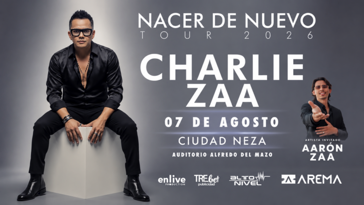 Charlie Zaa celebra su historia con el “Nacer de Nuevo Tour” y presenta a Aarón Zaa