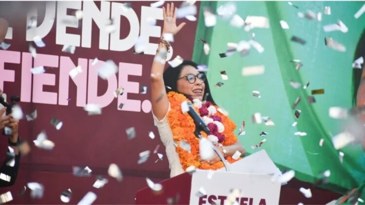 Esthela Damián muestra músculo en Acapulco: 20 mil asistentes, lealtad a Sheinbaum y varios recados políticos