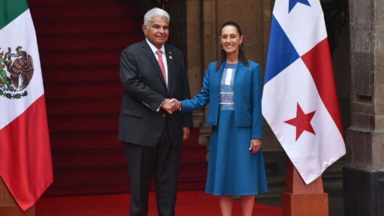 Sheinbaum recibe al presidente de Panamá para fortalecer la agenda bilateral