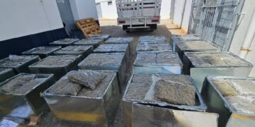 Aseguran 600 kilos de marihuana oculta en falsos equipos de aire acondicionado en Tabasco; hay un detenido