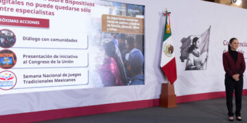Presidenta anuncia foros para regular el uso de redes sociales y plataformas digitales entre niñas, niños y adolescentes