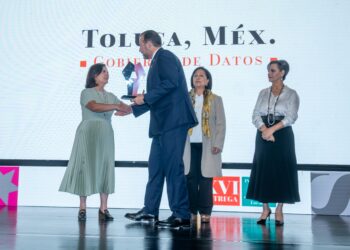 Recibe gobierno de Ricardo Moreno Premio a las Mejores Prácticas de Gobiernos Locales, por incorporar tecnología y análisis de datos en sus distintos programas