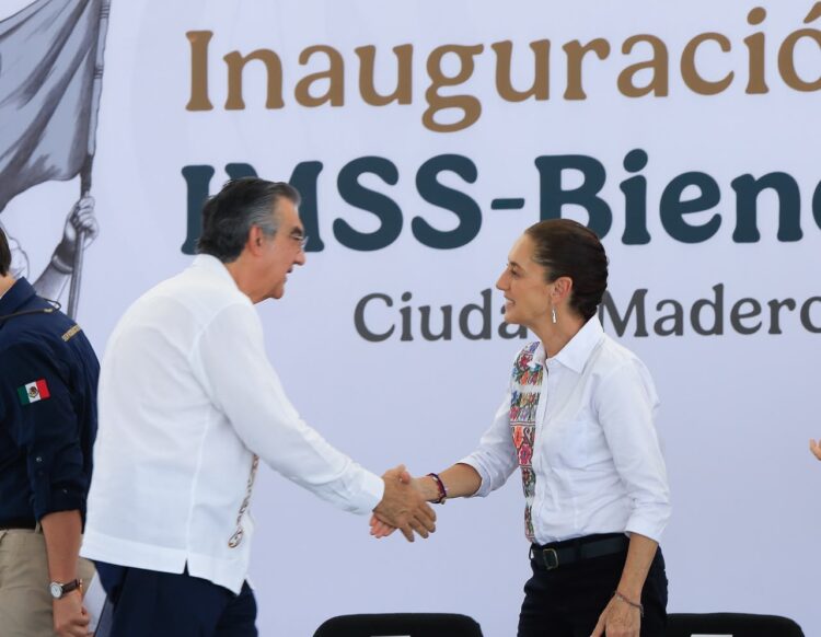 Américo Villarreal reconoce apoyo de la presidenta Claudia Sheinbaum a Tamaulipas