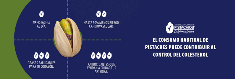 El consumo habitual de pistaches puede contribuir al control del colesterol