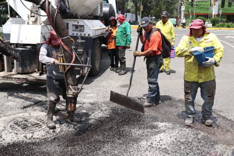 Refuerza Ricardo Moreno programa de repavimentación y bacheo ante daños provocados por lluvias atípicas